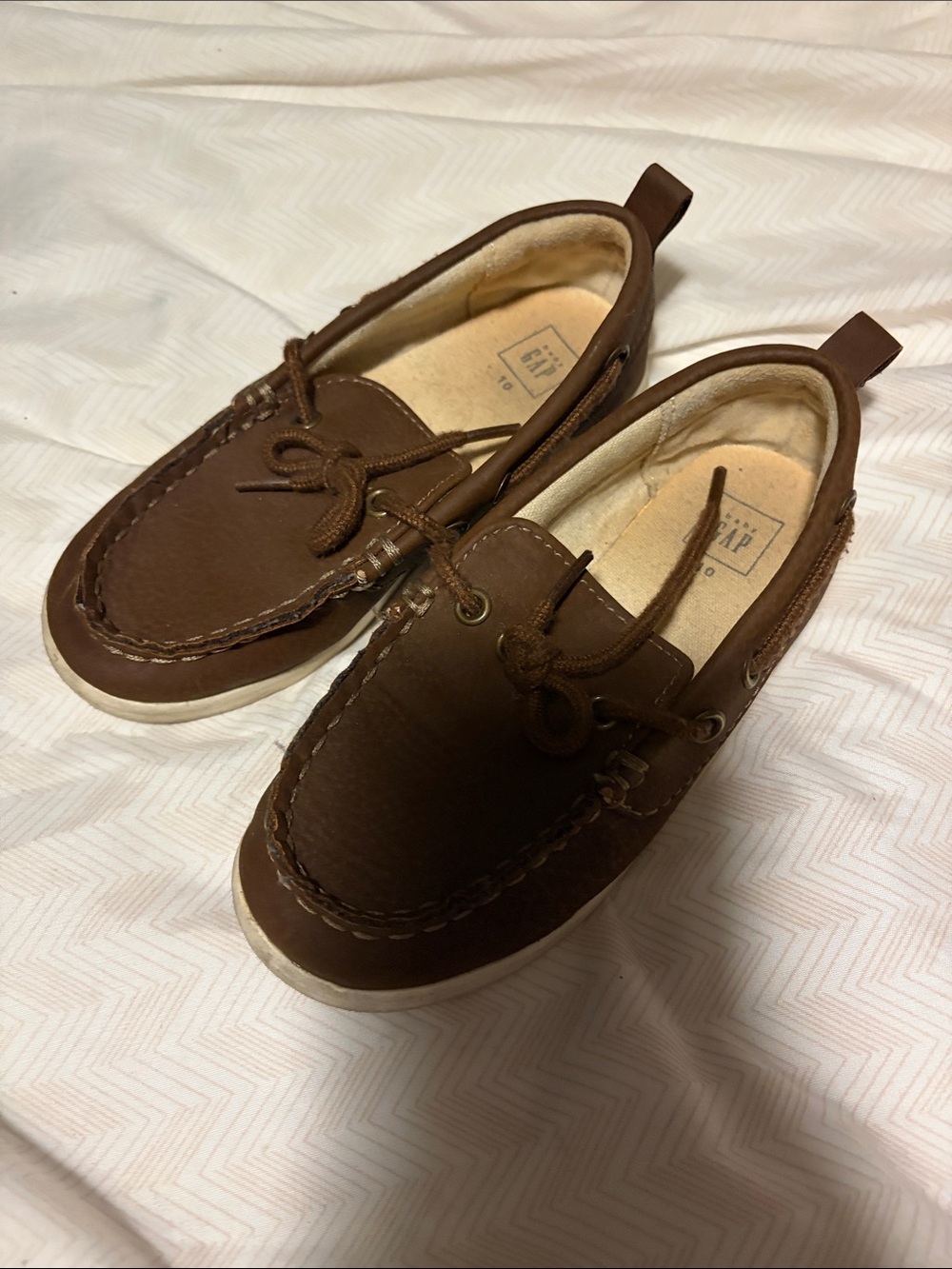 GAP Brown Boat Moccasins - 10